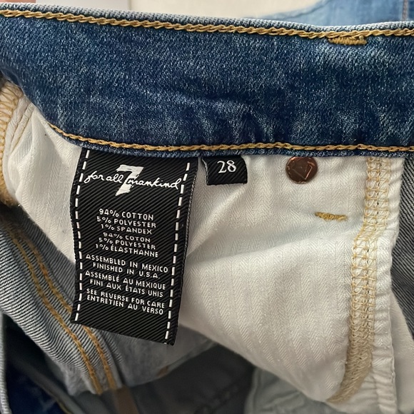 7 for all mankind denim skirt - Picture 5 of 5